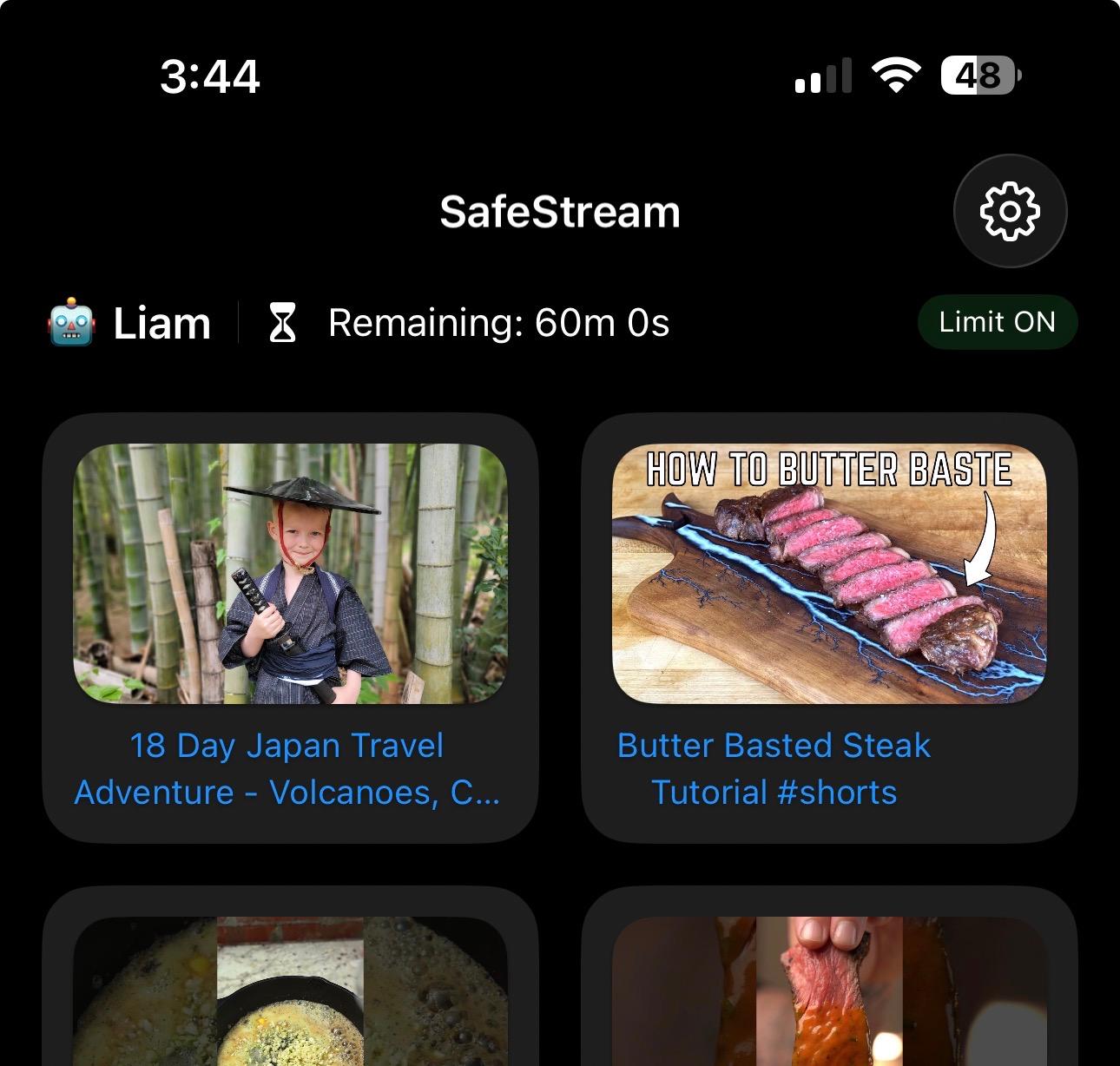 Safe Stream App Preview